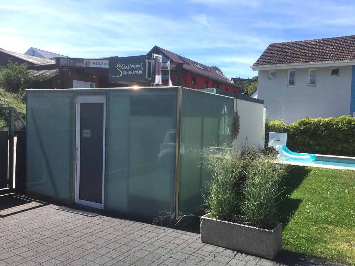 מיירסבורג Gaestehaus Sommertal Mit Pool Im Garten, Eigener Parkplatz, 800M Zum Bodensee, 300M Zur Altstadt מראה חיצוני תמונה
